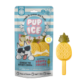 Замразено лакомство за кучета Pup Ice Fruity Lollies  Pineapple  3 броя дъвчащи ледени близалки с вкус на ананас